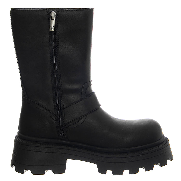 Teasin Black Rock Leather - Stivali Donna Neri WSSTEASIN-BLK . WINDSOR SMITH 