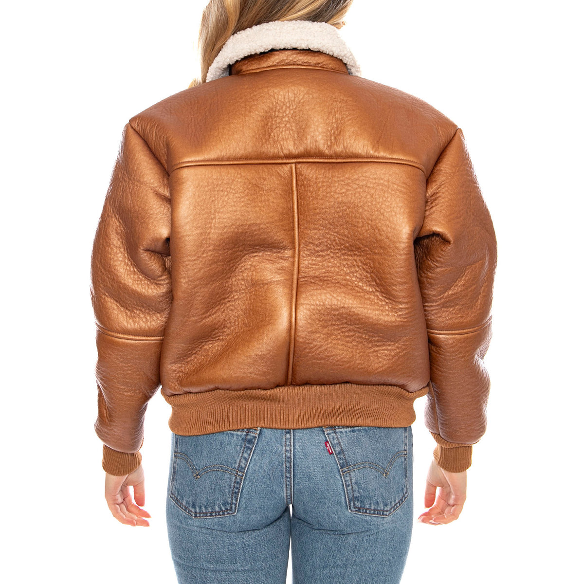 B-15 MOD -- Giacca Donna Cammello F258007 370 ALPHA INDUSTRIES 