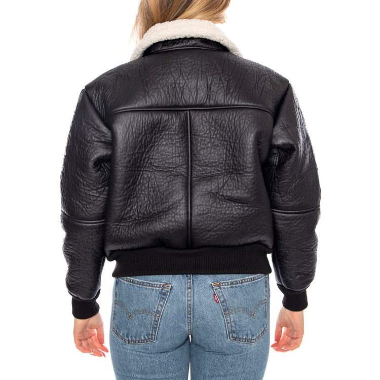 B-15 MOD -- Giacca Donna Nera F258007 3 ALPHA INDUSTRIES 