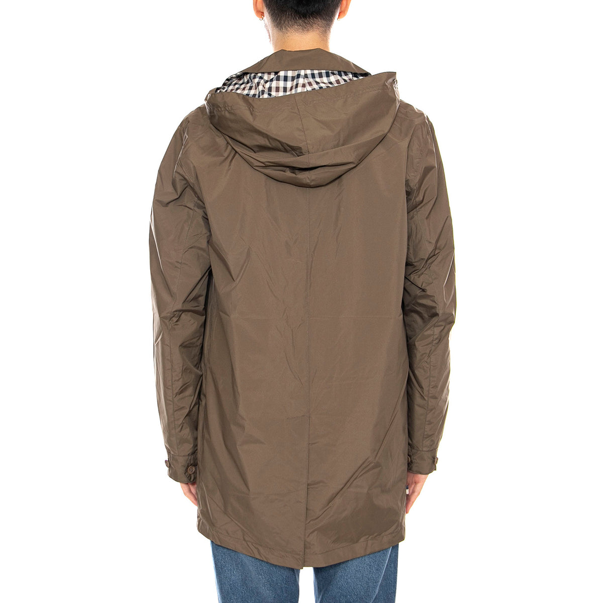 Packable Trench -- Trench Uomo Army Green AA_ICON_JK005_06 . AQUASCUTUM 