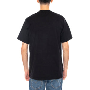 Small Logo T-Shirt -- Maglietta Girocollo Uomo Nero AA_ICON_TS006_16 . AQUASCUTUM 
