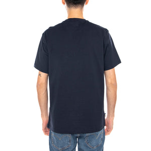 Iconic Pocket T-Shirt -- Maglietta Girocollo Uomo Navy AA_ICON_TS009_11 . AQUASCUTUM 