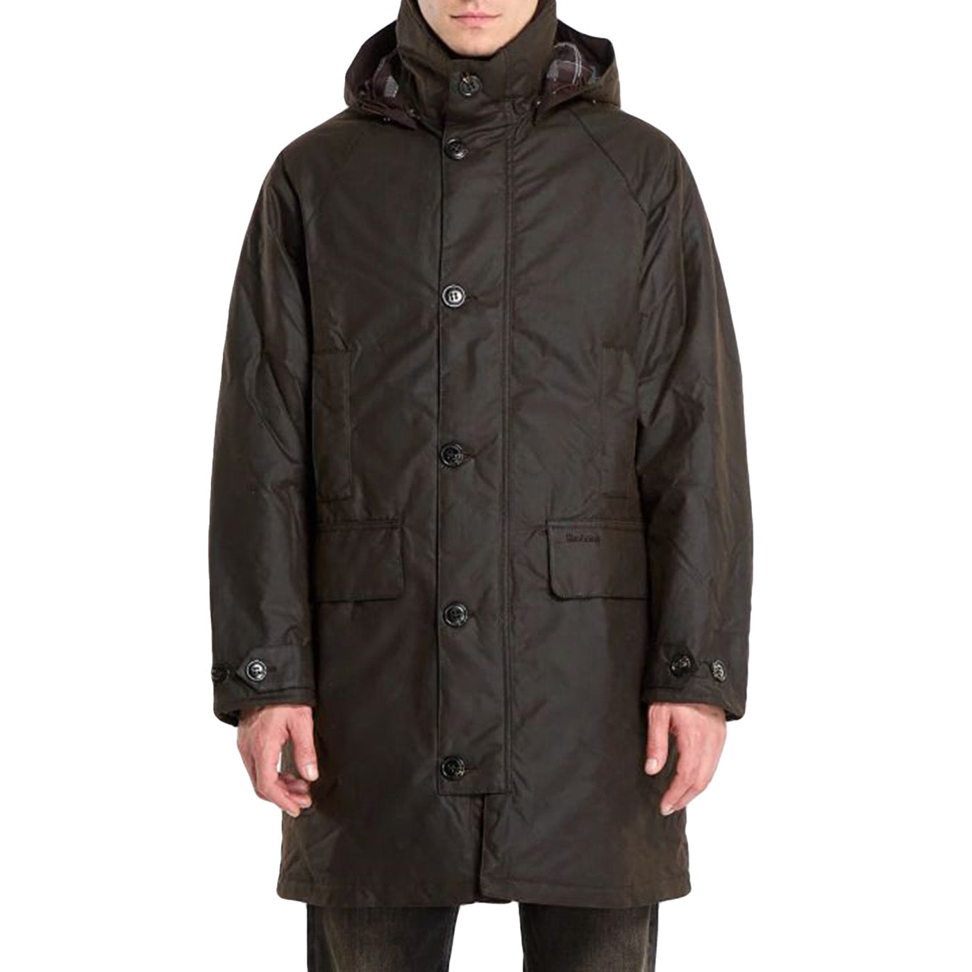 BEAUDALE WAX TRENCH COAT DARK BROWN - Cappotto / Giacca con Cappuccio Uomo Marrone MWX2488 BR91 BARBOUR 