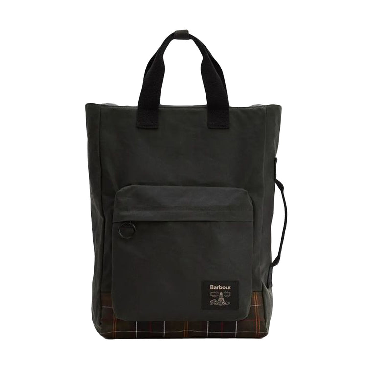 Field Wax Backpack Sage - Zaino Verde UBA0714 SG91 BARBOUR 