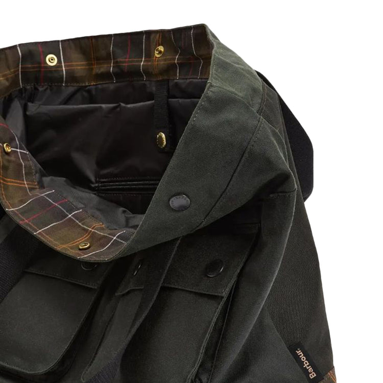 Field Wax Tote Bag Sage - Borsa Tote Verde UBA0750 SG91 BARBOUR 