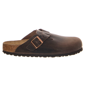 Boston BS Habana Suede Leather Brown -- Sandali Uomo Marroni 0159713 . BIRKENSTOCK 