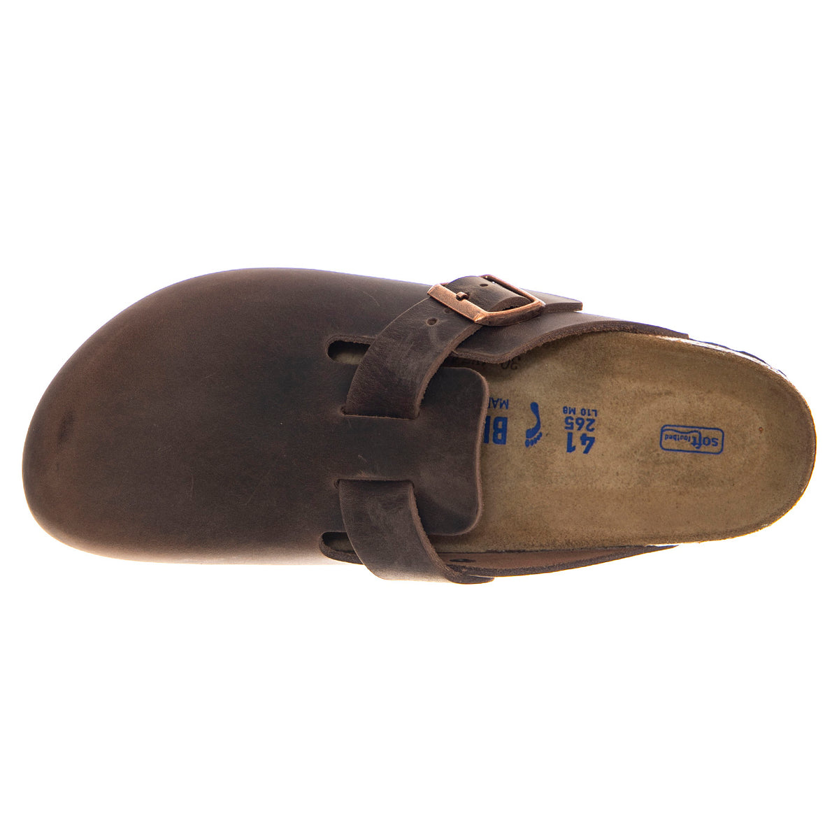 Boston BS Habana Suede Leather Brown -- Sandali Uomo Marroni 0159713 . BIRKENSTOCK 