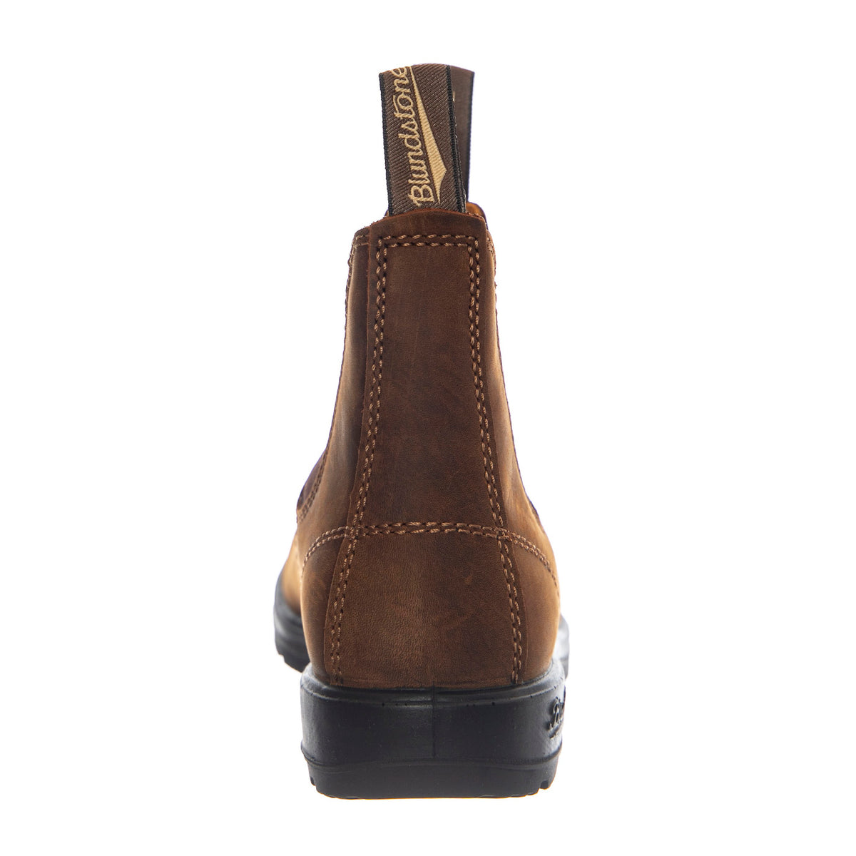 585 Chelsea Boot Waxed Nubuk Leather Teak - Stivali Unisex Marroni 252 2544 BLUNDSTONE 