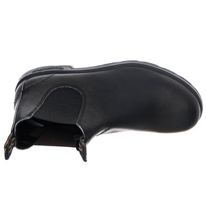 585 Chelsea Boot - Waxed Nubuk Leather - Stivaletti Unisex Neri 252 510 BLUNDSTONE 