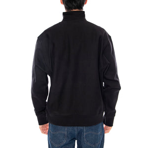 Half Zip American Script Sweat Black - Felpa Collo Alto con Zip Nera I027014.89XX . CARHARTT WIP 