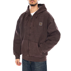 Hooded Vista Jacket -- Giacca Uomo Palisander Marrone con Cappuccio I029524.33HGD . CARHARTT WIP 