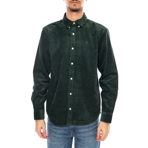 L/S Madison Cord Shirt Sycamore Tree / Sycamore Tree -- Camicia Uomo Verde I029958.39OXX . CARHARTT WIP 