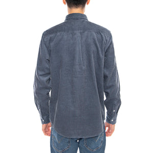 L/S Madison Cord Shirt Angelite / Angelite -- Camicia Uomo Blue I029958.39QXX . CARHARTT WIP 