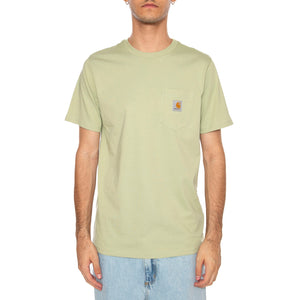 S/S Pocket T-Shirt Wall - Maglietta Girocollo Uomo Beige I030434.UVXX . CARHARTT WIP 