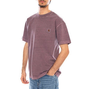 S/S Vista T-Shirt Phlox - Maglietta Girocollo Uomo Grigia I030780.33IGD . CARHARTT WIP 