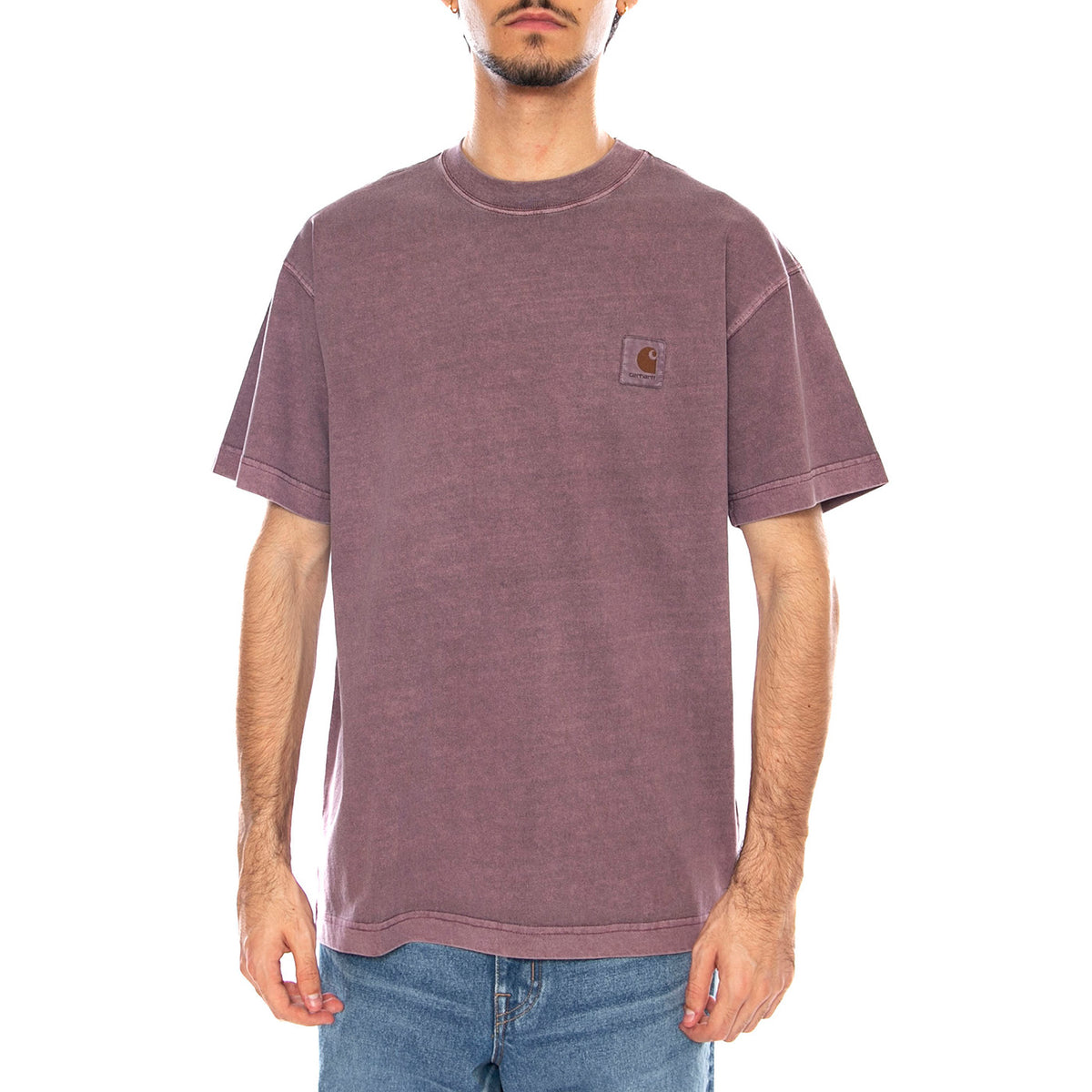 S/S Vista T-Shirt Phlox - Maglietta Girocollo Uomo Grigia I030780.33IGD . CARHARTT WIP 