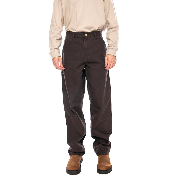 Single Knee Pant Tobacco - Pantaloni Uomo Marroni I031497.4702 . CARHARTT WIP 
