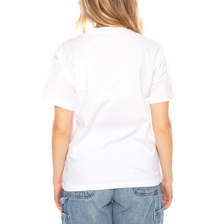 W Carhartt S/S Heart Patch T-Shirt - Bianca - Maglietta Donna I032318_00A_XX . CARHARTT WIP 