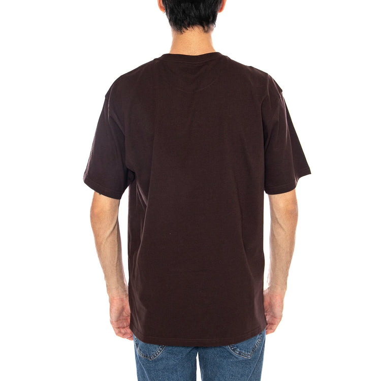 S/S Madison T-Shirt Palisander / Wax - Maglietta Girocollo Uomom Marrone I033000.39GXX . CARHARTT WIP 