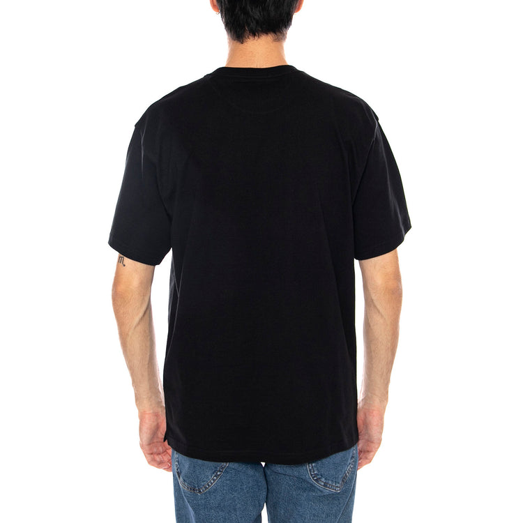 S/S Madison T-Shirt Black / Wax - Maglietta Girocollo Uomo Nera I033000.K02XX . CARHARTT WIP 