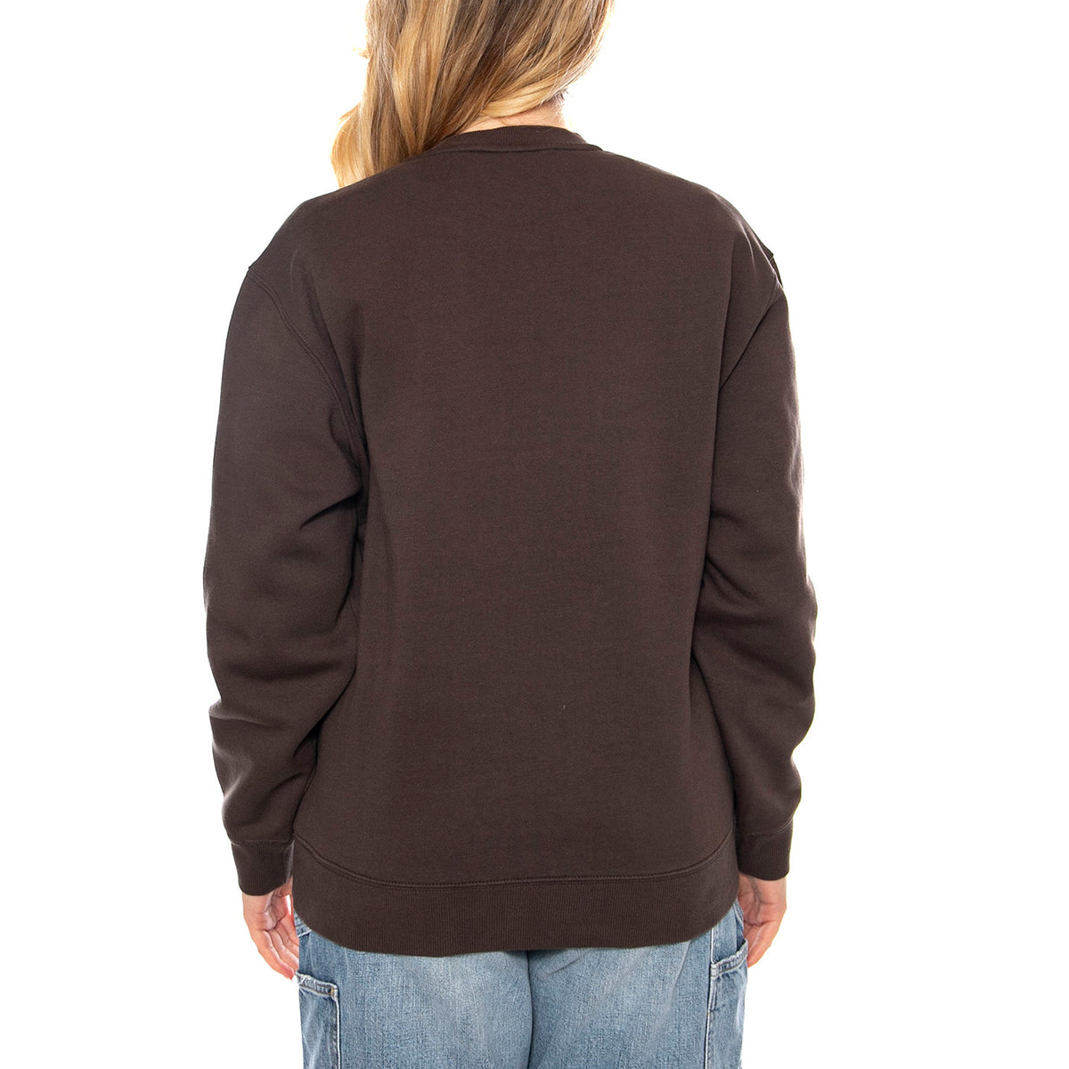 W Carhartt Sweatshirt Vitola / Phlox - Marrone - Felpa Donna I033647_39L_XX . CARHARTT WIP 