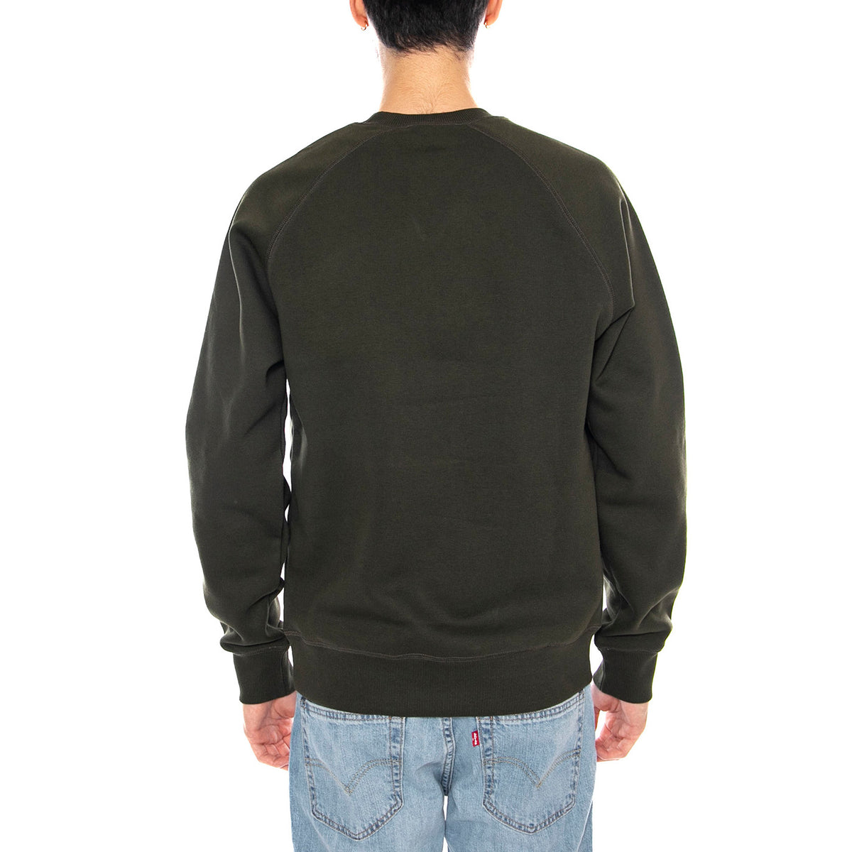 Chase Sweat -- Felpa Uomo Olive / Gold I033660.3CBXX . CARHARTT WIP 