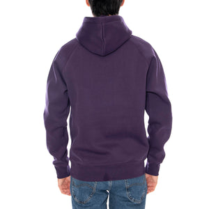 Hooded Chase Sweat Lokers / Gold - Felpa con Cappuccio Uomo Viola I033661.37YXX . CARHARTT WIP 