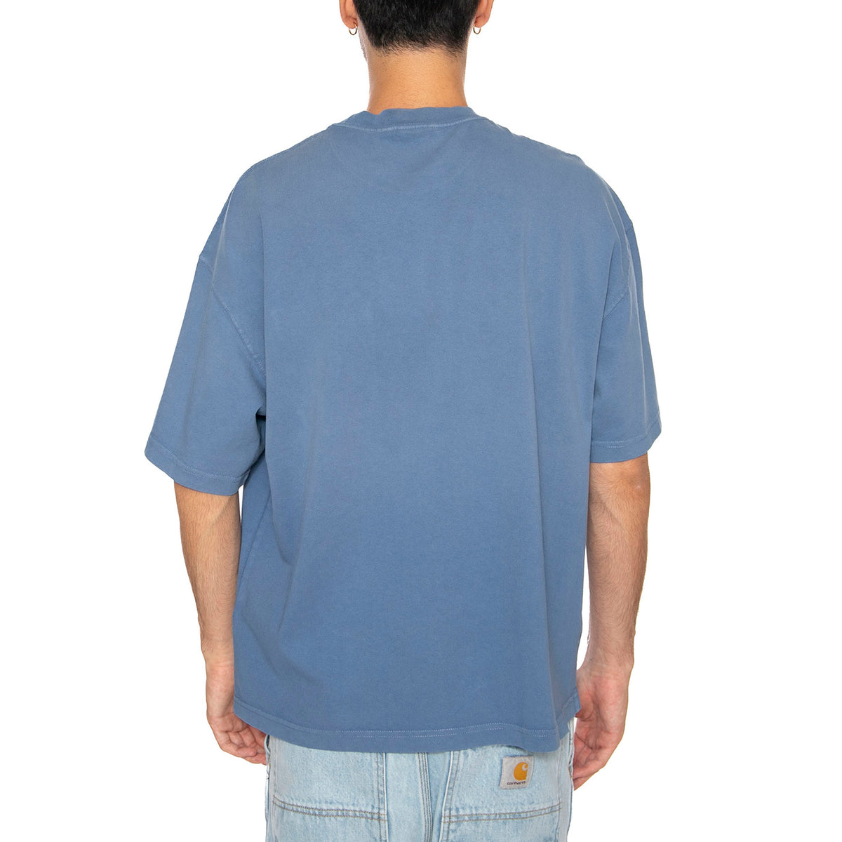 S/S Hudson Pocket T-Shirt Sorrent - Maglietta Girocollo Uomo Blu I035140.1YI5F . CARHARTT WIP 