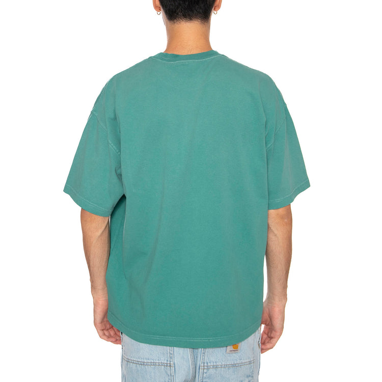 S/S Hudson Pocket T-Shirt Saguaro - Maglietta Girocollo Uomo Verde I035140.2ZU5F . CARHARTT WIP 