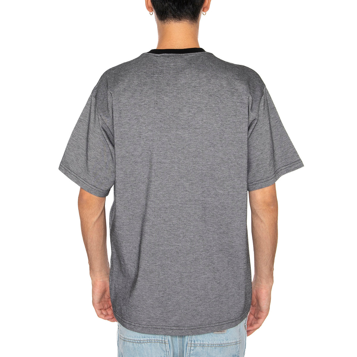 S/S Piqué T-Shirt Black / White / Black - Maglietta Girocollo Uomo Nera I035142.3G9XX . CARHARTT WIP 