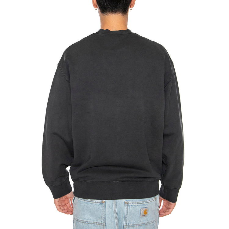 Hudson Sweat Black - Felpa Uomo Nera I035186.895F . CARHARTT WIP 