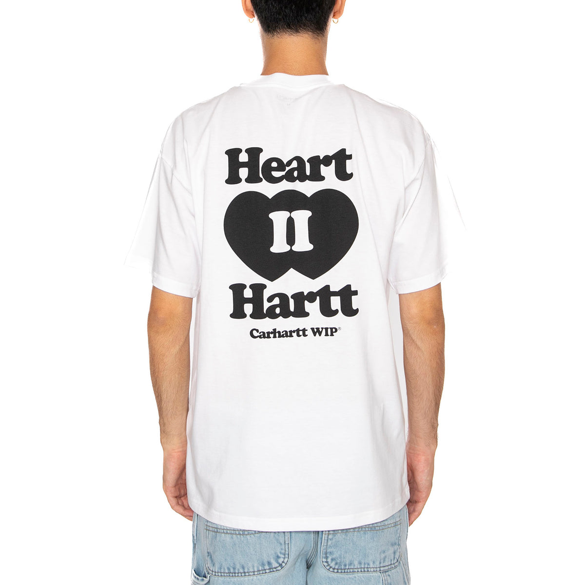 S/S Heart II Hartt T-Shirt White - Maglietta Girocollo Uomo Bianca I035203.02XX . CARHARTT WIP 