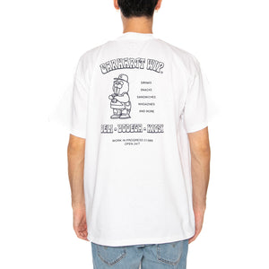 S/S Sandwich T-Shirt White - Maglietta Girocollo Uomo Bianca I035230.02XX . CARHARTT WIP 