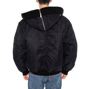 HD Oltera Bomber Black / Black -- Giacca Bomber con Cappuccio Uomo Nera I035309.00EXX . CARHARTT WIP 