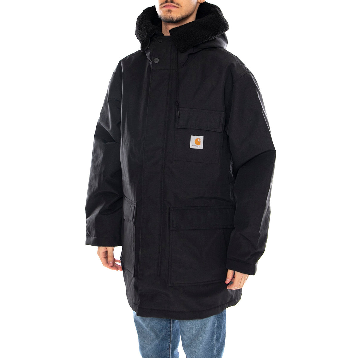 Siberia Parka Black -- Parka Uomo Nero I035365.89XX . CARHARTT WIP 