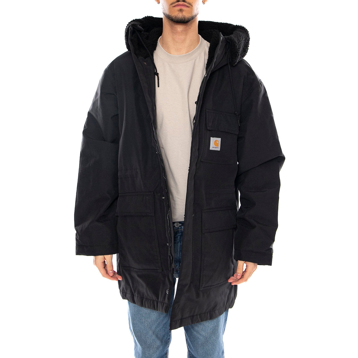 Siberia Parka Black -- Parka Uomo Nero I035365.89XX . CARHARTT WIP 