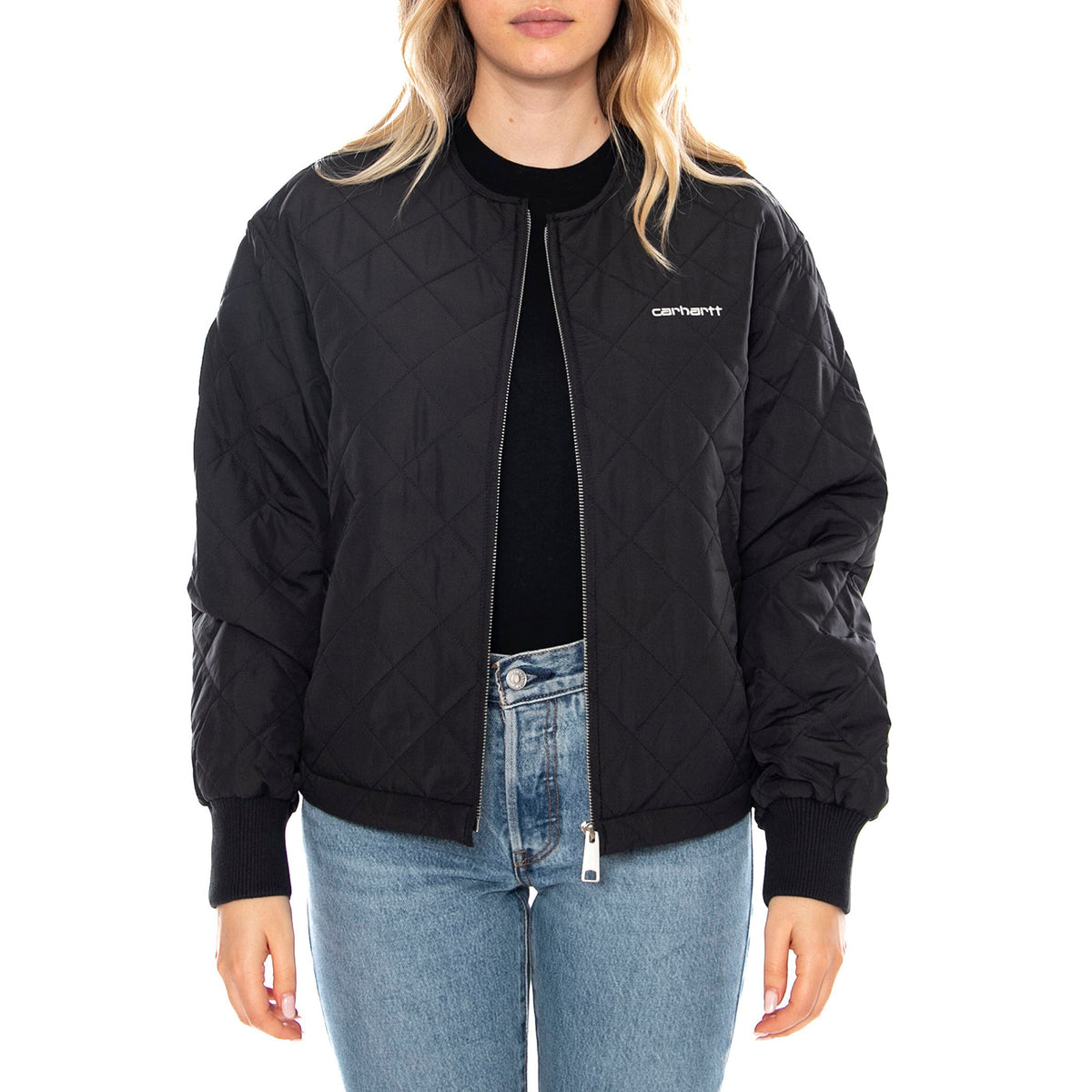 W Elma Liner - Black / White - Giacca Donna I035376.0D2.XX.03 . CARHARTT WIP 