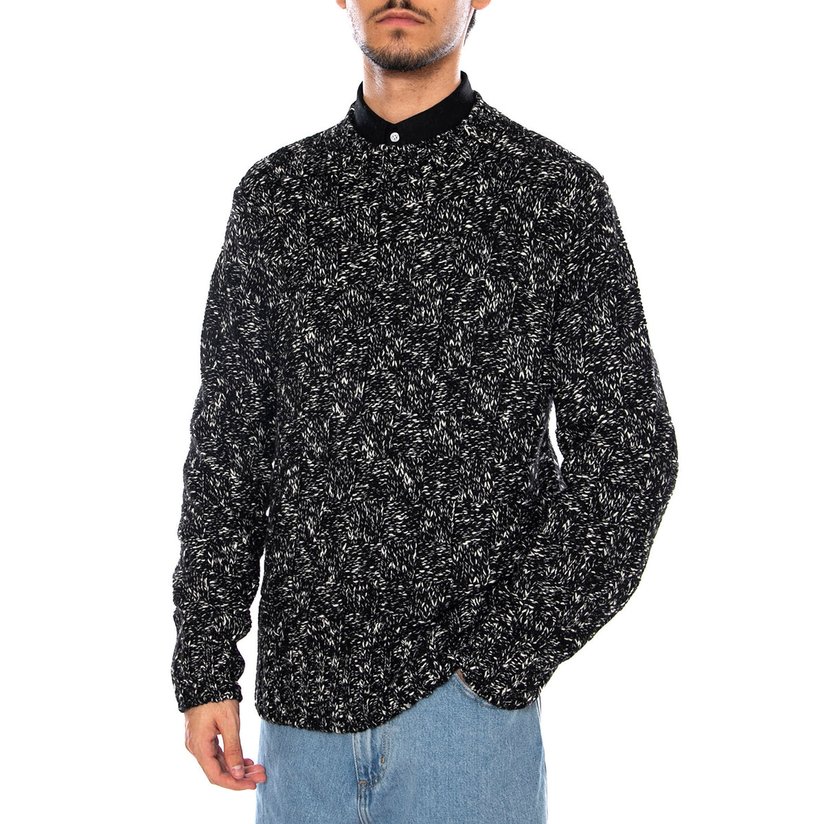 Kyloe Sweater Black Heather - Maglione Girocollo Uomo Nero I035393.BTXX . CARHARTT WIP 