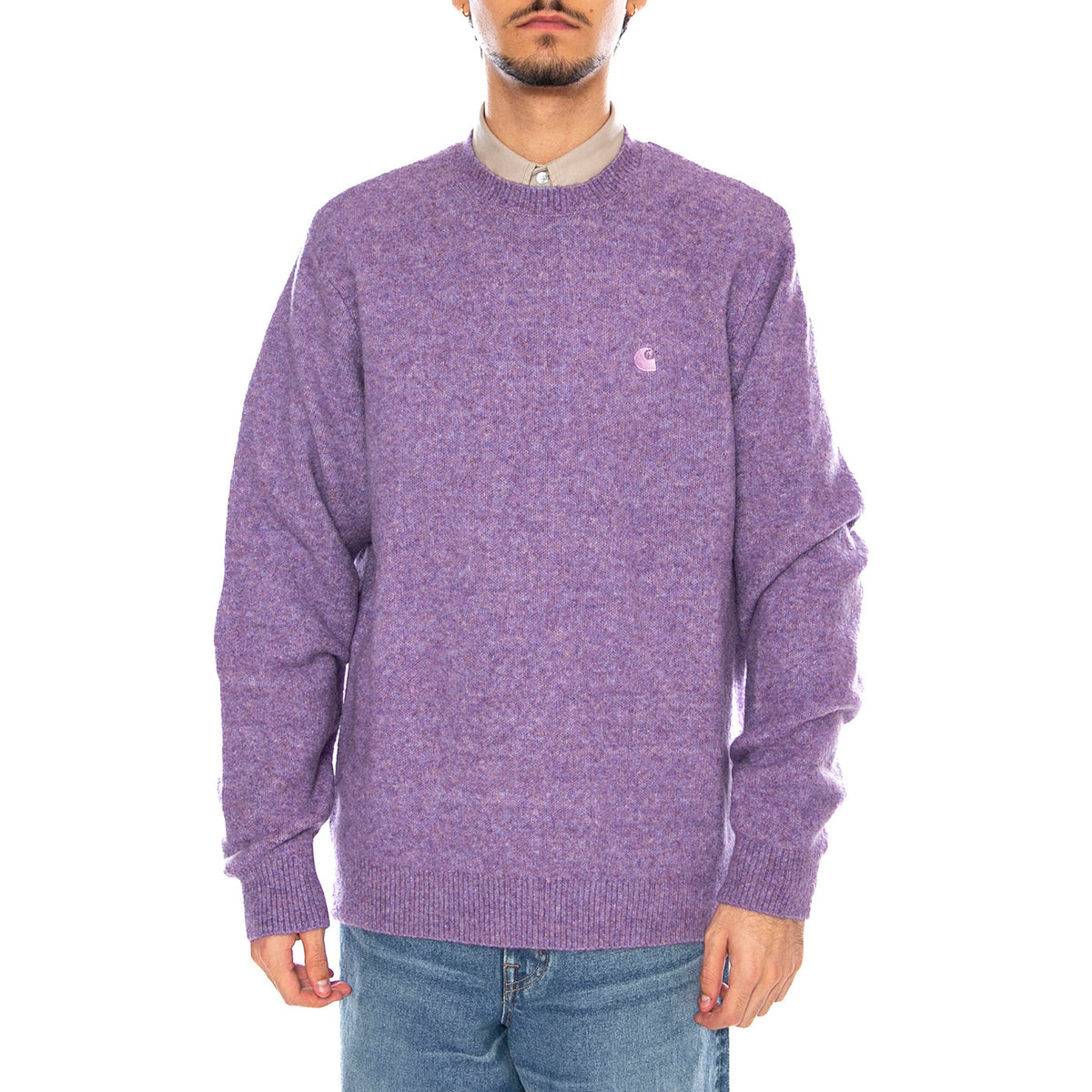 Curtis Sweater Tangled Phlox - Maglione Uomo Viola I035394.3B0XX . CARHARTT WIP 