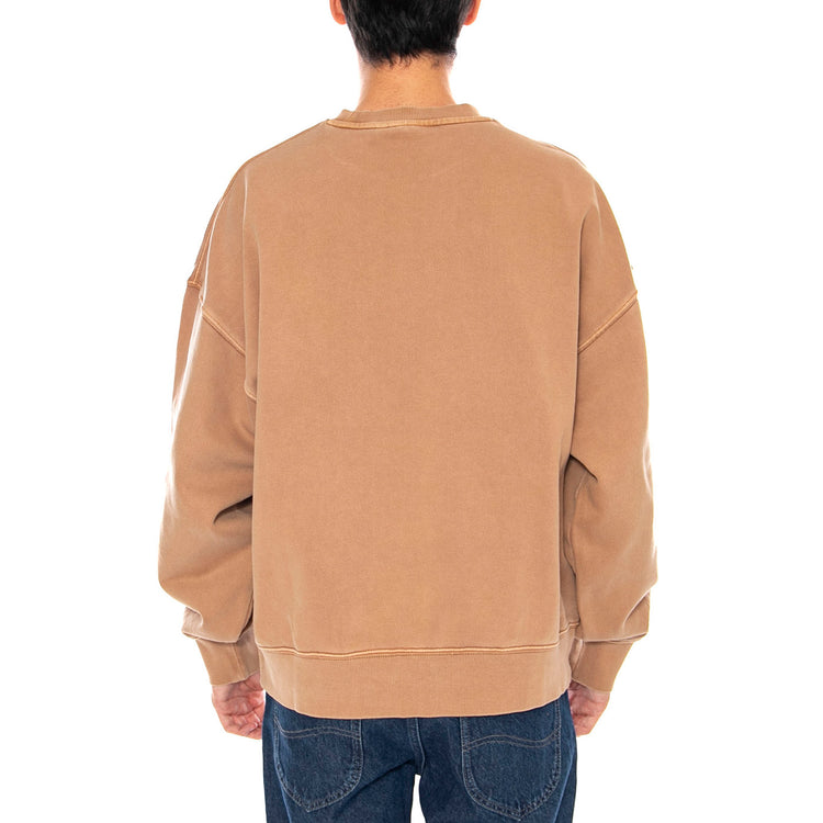 Benton Sweat Peanut - Felpa Girocollo Uomo Beige I035436.2FSGD . CARHARTT WIP 