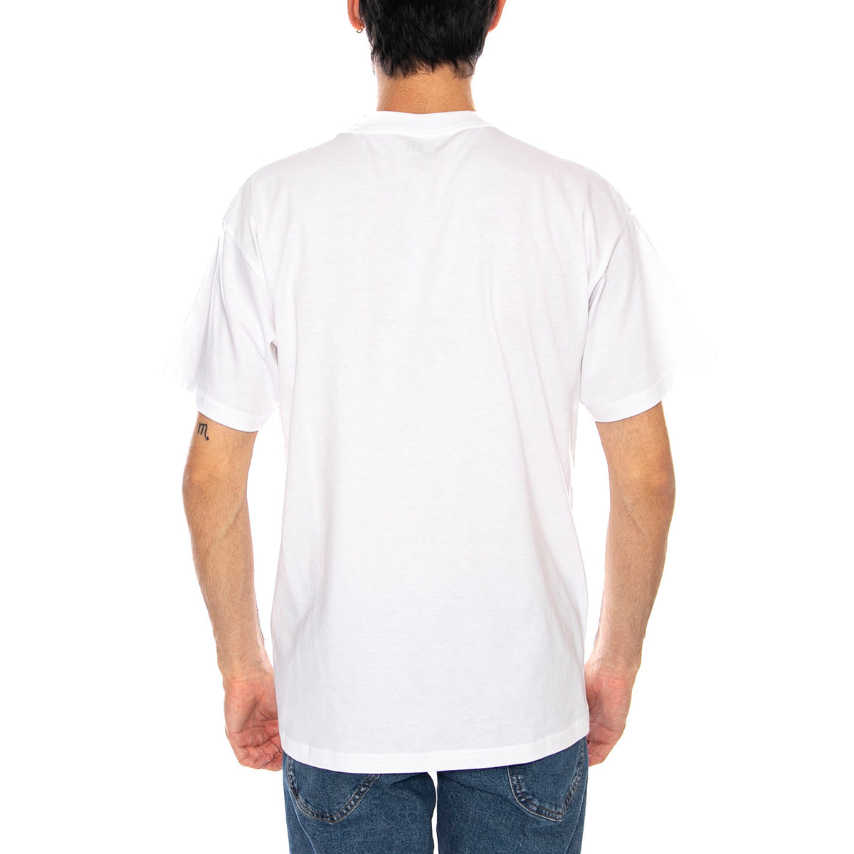 S/S Theory And Practice T-S White - Maglietta Girocollo Uomo Bainca I035501.02XX . CARHARTT WIP 