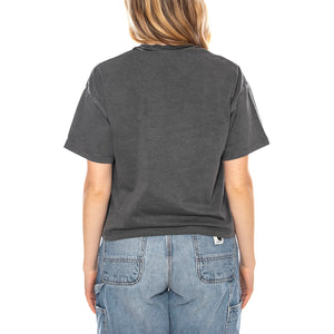 W S/S Benton T-Shirt - Grigia - Maglietta Donna I035528_87_GD . CARHARTT WIP 