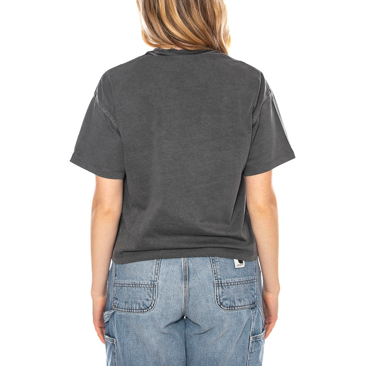 W S/S Benton T-Shirt - Grigia - Maglietta Donna I035528_87_GD . CARHARTT WIP 