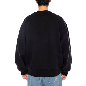 Detroit Sweat Black- Felpa Girocollo Uomo Nera I035547.8906 . CARHARTT WIP 