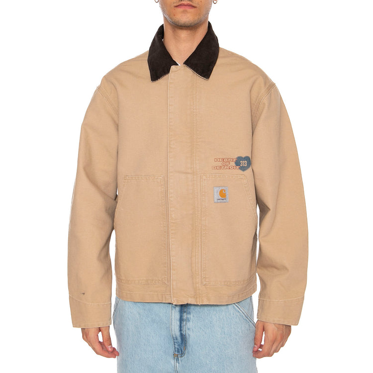 OG Arcan Graphic Jacket Dusty H Brown / Tobacco - Giacca Uomo Marrone I035553.2N260 . CARHARTT WIP 