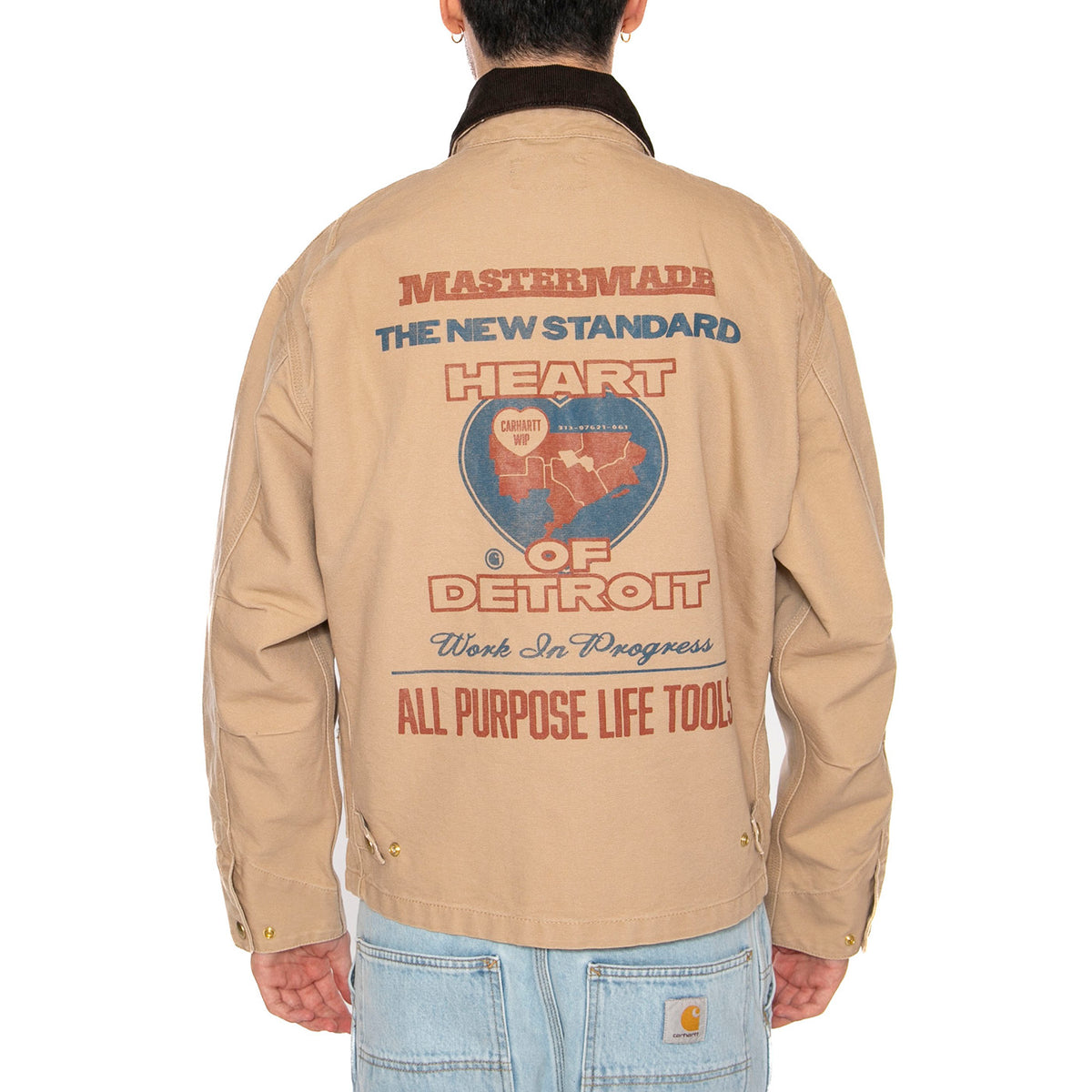 OG Arcan Graphic Jacket Dusty H Brown / Tobacco - Giacca Uomo Marrone I035553.2N260 . CARHARTT WIP 