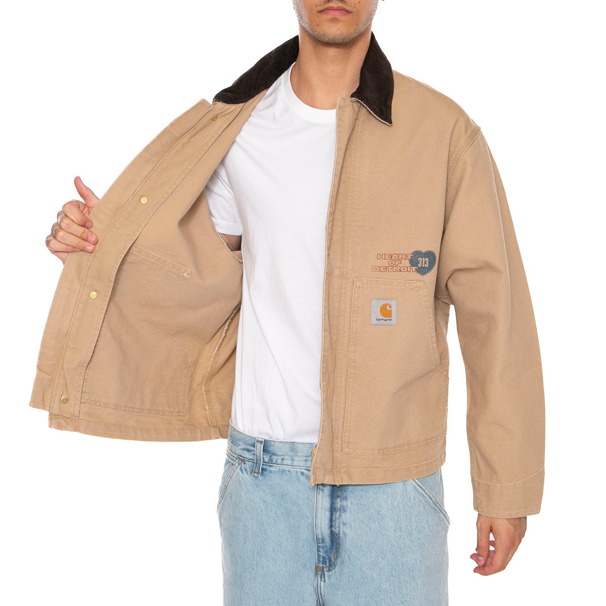 OG Arcan Graphic Jacket Dusty H Brown / Tobacco - Giacca Uomo Marrone I035553.2N260 . CARHARTT WIP 