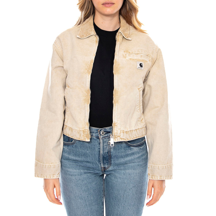 Carhartt WIP W' Emery Jacket Dusty H Brown Chalk Wash -- Giacca Donna I035570.5F.03 . CARHARTT WIP 