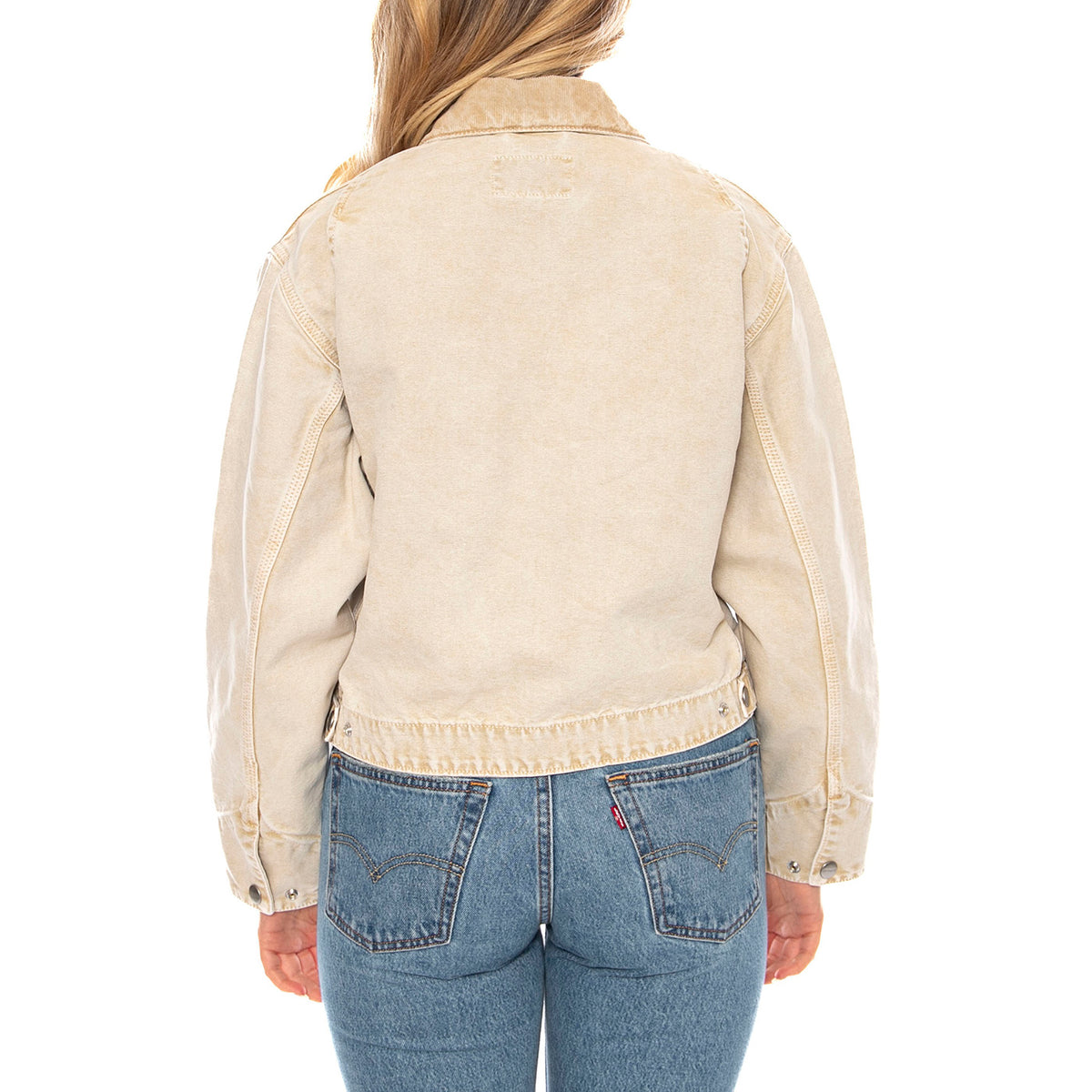 Carhartt WIP W' Emery Jacket Dusty H Brown Chalk Wash -- Giacca Donna I035570.5F.03 . CARHARTT WIP 