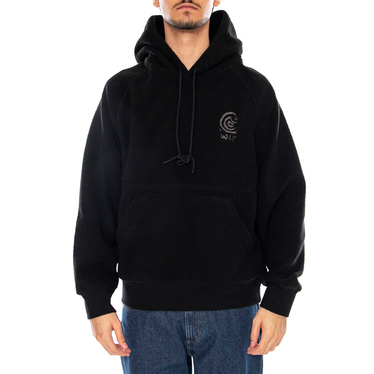 Hooded Helix Sweat Black / Porphyry - Felpa con Cappuccio Uomo Nera I035598.39SXX . CARHARTT WIP 